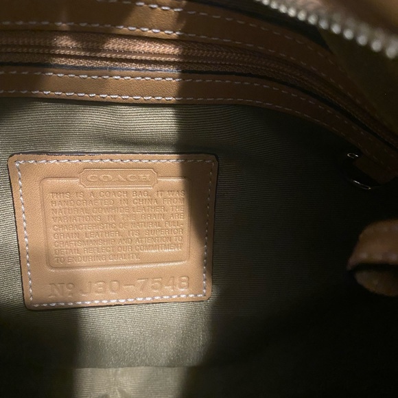 Coach tan shoulder bag - Picture 7 of 13